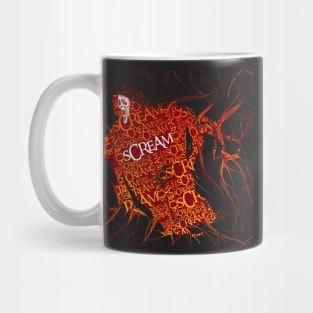 Scream VI  (Scream 6)  scary horror movie graphic design by ironpalette Mug